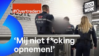 AGRESSIEVE man LAAT IDENTITEITSKAART ACHTER bij handhavers  Overtreders AFL9 [upl. by Sesilu]