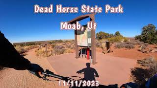 Dead Horse State Park Mountain Biking Moab Utah [upl. by Draw]