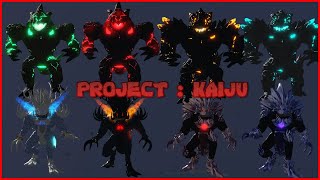 ALL SKINS OBSIDIUS AND KRYSTALAK │ PROJECT KAIJU [upl. by Caresa]