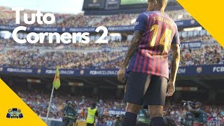 PES 2019  Tuto Corners 2  Comment être dangereux sur corners en 3 techniques [upl. by Riehl782]