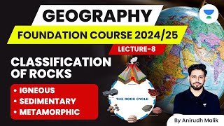 Classification of Rocks  Igneous Sedimentary and Metamorphic Rocks  Geography  Anirudh Malik [upl. by Bernita]