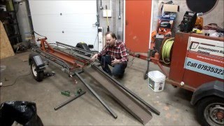 How To Build A Motorcycle Transporter Trailer Part 3 [upl. by Akema]