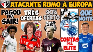 TIMÃO WILLIAN DEVOLVERÁ MILHÕES SP VENDE PONTA OFERTAS POR DAVID LUIZ SOTELDO 90 CERTO EDU E [upl. by Annoled]