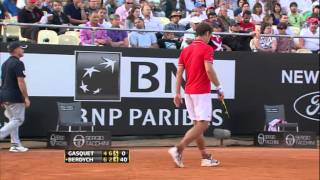 Tomas Berdych vs Richard Gasquet QF ROMA 2011 Last Minutes [upl. by Danica]