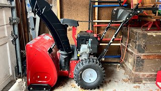 Craftsman 24 Inch Snowblower Review [upl. by Thorma]