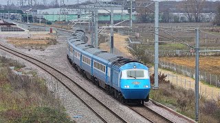 No87 Trains Around Werrington Junction December 2022 [upl. by Akitahs408]