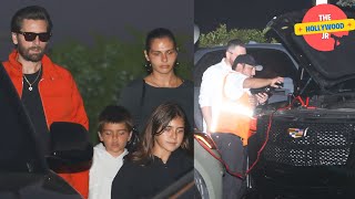 SCOTT DISICKS CAR TROUBLE AT NOBU AFTER FATHERS DAY DINNER WITH KIDS [upl. by Huntlee949]