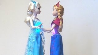 ELSA AND ANNA FROZEN Disney Musical Dolls 🌺TOGETHER Singing 💙 [upl. by Ykcin261]