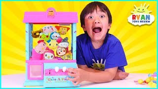 Arcade claw machine game for Surprise Toys with Ryan ToysReview [upl. by Nollahp332]