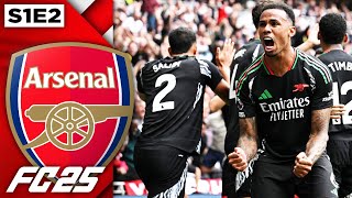 Our first NORTH LONDON DERBY  FC 25 Arsenal Career Mode S1E2 [upl. by Nrubua53]