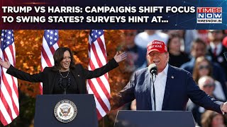 Trump Vs Harris PrePoll Survey Hints At This As Campaigns Shift Focus To Swing States US Polls [upl. by Malone]