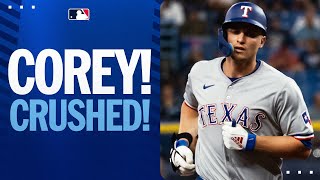 Corey Seager CRUSHES his FIRST homer of 2024 [upl. by Laeynad]