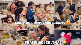 HMARI SHADI KI 1st DAWAT 😍 MAMA GOT EMOTIONAL 😭 BHAI BHABI CHLY GAE JAPAN 🥹 [upl. by Enileda]