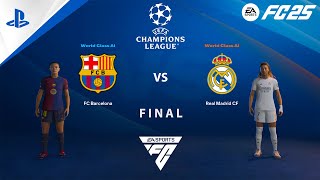 FC 25 PS4  FC Barcelona vs Real Madrid  UEFA Womens Champions League 2425 Final [upl. by Isis633]