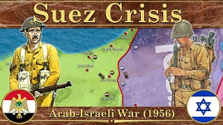 Suez Crisis Second ArabIsraeli War 1956 [upl. by Hare485]