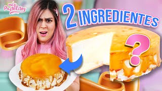 PASTEL VIRAL CARAMELO CON 2 INGREDIENTES ¿SABE BIEN  MIS PASTELITOS [upl. by Annaiuq602]