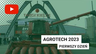 Najnowsze ciągniki kombajny i maszyny rolnicze  mocne otwarcie Agrotech 2023 [upl. by Cathi]