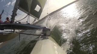 Cinco De Mayo Hobie Hull Flying [upl. by Llednahc881]