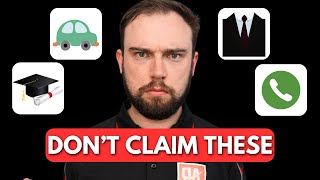 The 4 Items You CAN’T Claim On Your Tax Return [upl. by Gram]