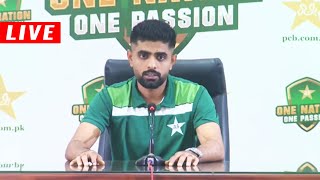 Babar Azam important Press conference  pakvsnz  Shamal Radio Live [upl. by Namas857]