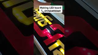 making LED sign board [upl. by Notnirb]