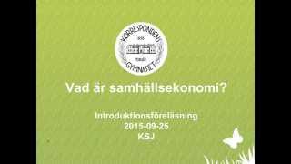 Vad är samhällsekonomi [upl. by Llemaj113]