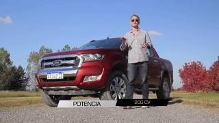 Ford Ranger Limited 4x4 2016  Test  Matías Antico  TN Autos [upl. by Nannarb]