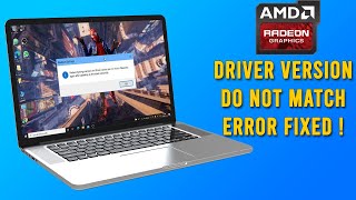 AMD Radeon Software and Driver versions do not match ERROR FIXED   Virtual Boy [upl. by Micro187]