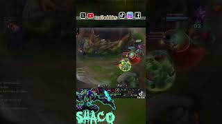 shaco is an anagram of chaos gaming leagueoflegendsclips leagueoflegends [upl. by Etnahsal389]