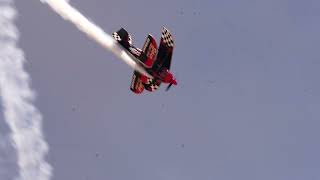 Warriors Over the Wasatch Hill AFB Airshow   Aerobatic Biplane Flyover [upl. by Mcgruter802]