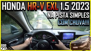 HONDA HRV ENCAROU A PISTA SIMPLES COM CHUVA  CANAL ROUTE 99 [upl. by Enyt]