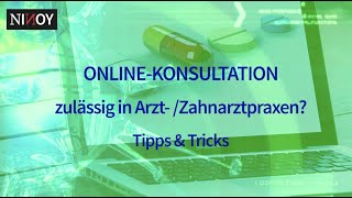 Wichtig zu wissen bei OnlineKonsultation ArztZahnarztpraxis [upl. by Ivana398]