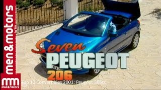 Top 10 Convertibles 2001 Peugeot 206cc [upl. by Nanam]