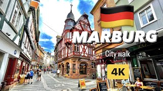 MARBURG OLD CITY WALK GERMANY 4K UHD 60FPS  MARBURG ALTSTADT DEUTSCHLAND [upl. by Jon]