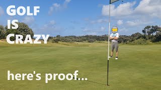 PERFECT finish to hole  Pleasure and pain of golf  Moonah Links  Melbourne Australia  Ep 57 2023 [upl. by Drauode792]