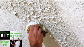 DIY How to Match Knockdown texture with the Knockdown Texture Sponge [upl. by Vernier]