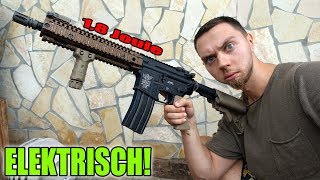 BESTES SOFTAIR GEWEHR  Review und Test schießen  Bolt B4 MK18 Hellfire elektrisch [upl. by Leotie]