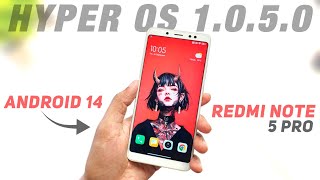 Hyper OS 1050 China For Redmi Note 5 Pro  Android 14  Leica Camera  Full Detailed Review [upl. by Aleicarg953]