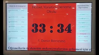 Dijital Pano  Nobetyonetimnet  Dijital Zaman Saati [upl. by Standush]