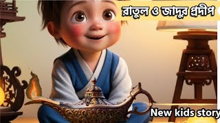 রাতুল ও জাদুর লাল প্রদীপ🪔।। only kidskids story in bangla👶 [upl. by Armanda]