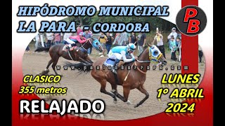 RELAJADO HIPODROMO MUNICIPAL LA PARA CORDOBA 01042024 [upl. by Shinberg734]