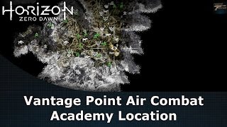 Horizon Zero Dawn Vantage Point Air Combat Academy Location Near Mothers Cradle [upl. by Lanae]