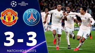 Paris Saint Germain vs Manchester United 33 UEFA Champions League 2019 All Goals And Highlights [upl. by Marx]