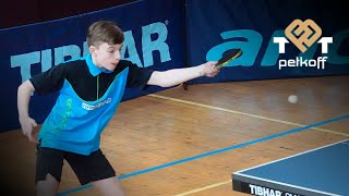 Dimitar STEFANOV  Yoan VELICHKOV  Bulgarian National Championships  U18 singles SF [upl. by Kelbee]