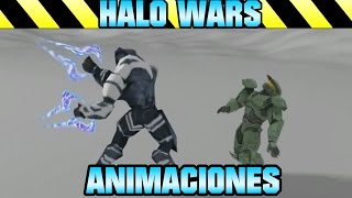 Halo Wars Animaciones de los Personajes [upl. by Sanson]