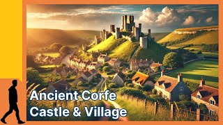 Medieval Corfe Castle Walk One of Englands Top 10 Castles [upl. by Pierette]