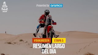 Etapa 5 Película presentado por Aramco  Dakar2024 [upl. by Enelie]