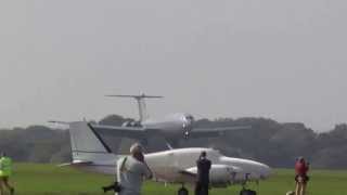 VC10 Final Landing at Dunsfold ZA150 240913 [upl. by Fontes909]