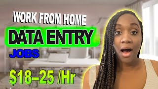 7 EASY REMOTE WFH DATA ENTRY JOBS ALWAYS HIRING 2024 [upl. by Ilarrold]