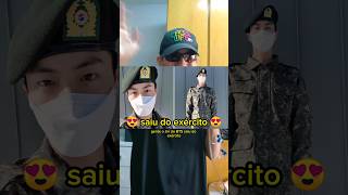 O Jin do BTS saiu do EXÉRCITO 😍🤩🥳🥹🤪🤣😅 jin bts kpop fy [upl. by Avilla564]